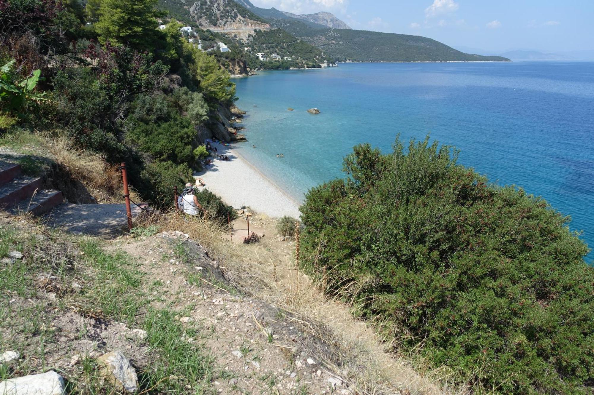 Studio In Villa In Kalloni Direkt Am Meer Exterior photo