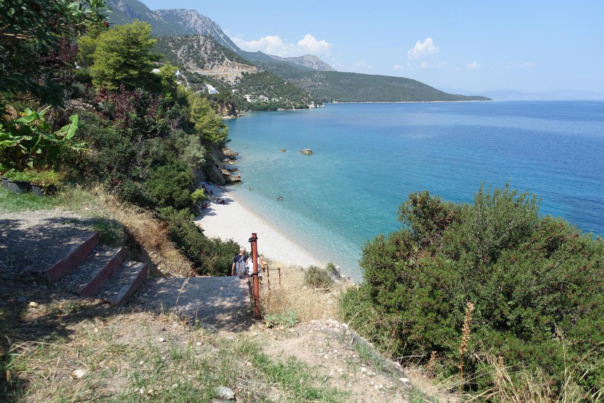 Studio In Villa In Kalloni Direkt Am Meer Exterior photo